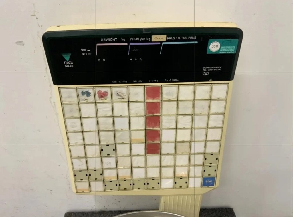 Digi SM-25 weegschaal, Witgoed en Apparatuur, Ophalen, 1 tot 500 gram, Personenweegschaal, Gebruikt