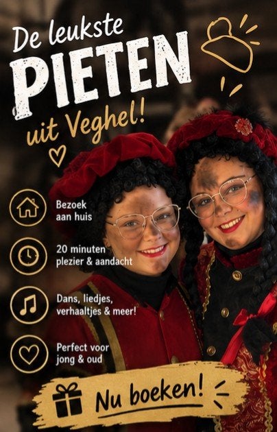 pieten bezoek, Ophalen, Nieuw