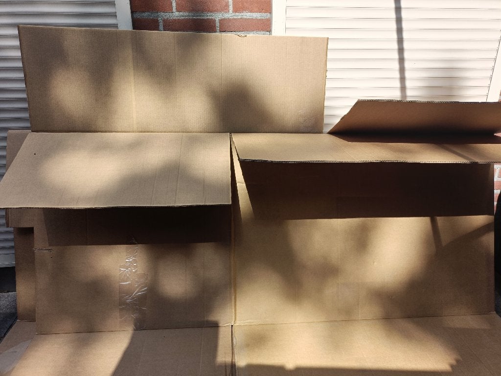 Stevige palletdozen / kartonnen dozen – Ophalen T.E.A.B., Doe-het-zelf en Verbouw, Kratten en Dozen, Ophalen, 100 cm of meer, Opvouwbaar