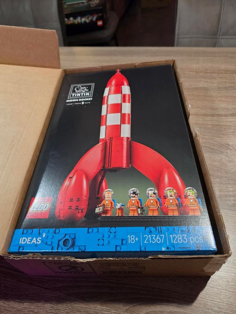 Lego 21367 Tin tin Kuifje raket, Ophalen of Verzenden, Nieuw