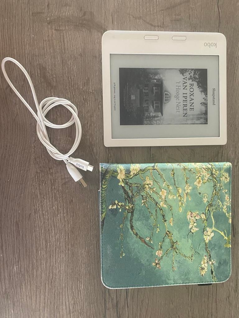 Kobo Libra H2O Wit - Zo goed als nieuw, Computers en Software, E-readers, 8 GB, Touchscreen, Ophalen of Verzenden, Zo goed als nieuw