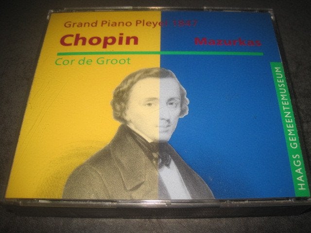 Chopin Cor de Groot Grand Piano Pleyel Gemeentemuseum 2CD, Ophalen of Verzenden, Classicisme, Gebruikt, Kamermuziek