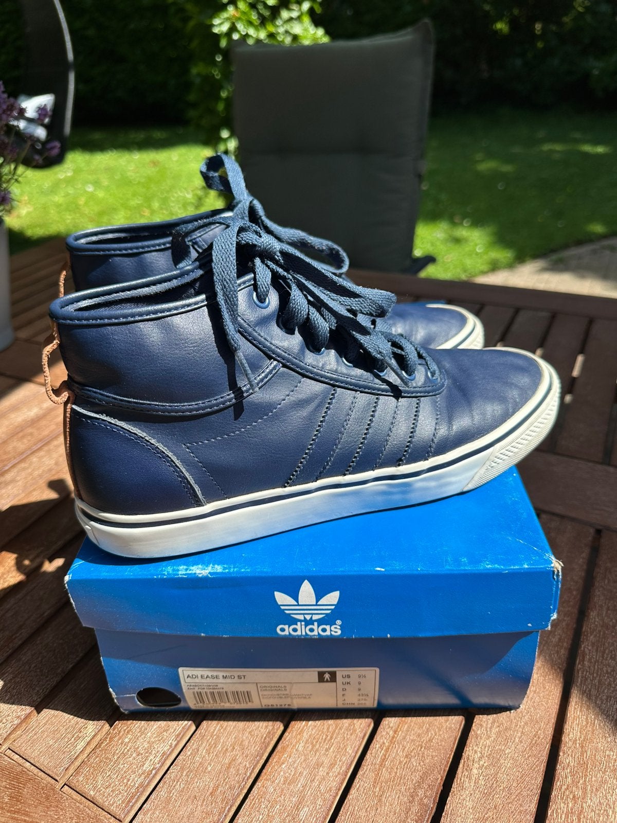 Adidas sneakers maat 43 1/3, Blauw, Ophalen of Verzenden, Sneakers of Gympen, Gedragen