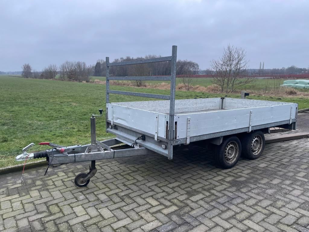 Anssems plateauwagen aanhanger 325x178cm 3000KG, Ophalen, Zo goed als nieuw