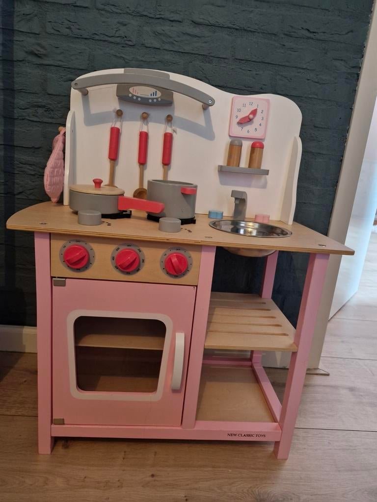 Speelgoedkeuken roze New Classic Toys, Ophalen, Gebruikt