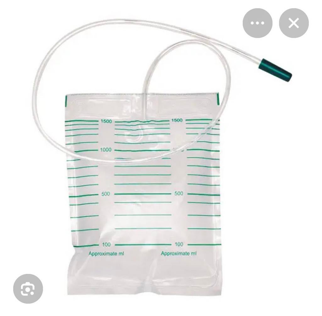 Niewe catheter zak in gesealde verpakking, Diversen, Verpleegmiddelen, Ophalen of Verzenden, Nieuw
