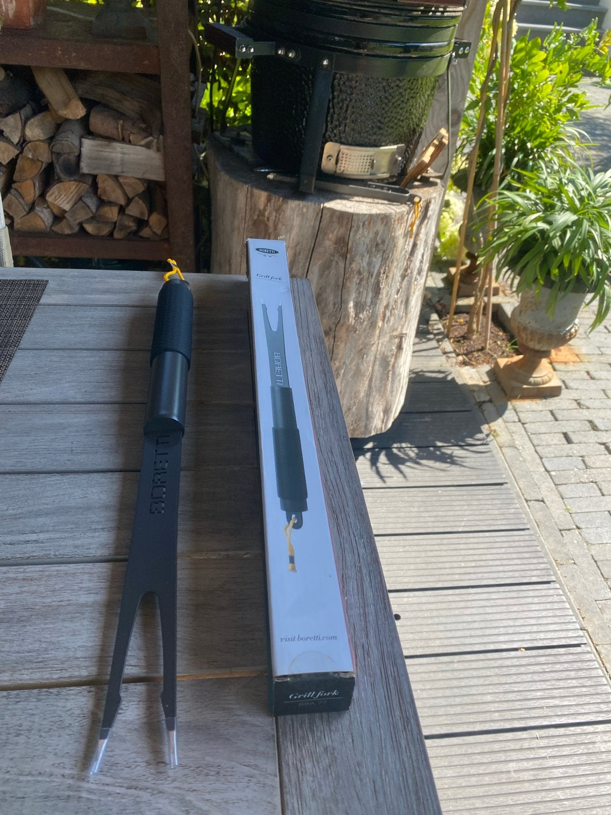 Boretti Grillvork 47 cm - Nieuw in doos, Ophalen of Verzenden, Nieuw