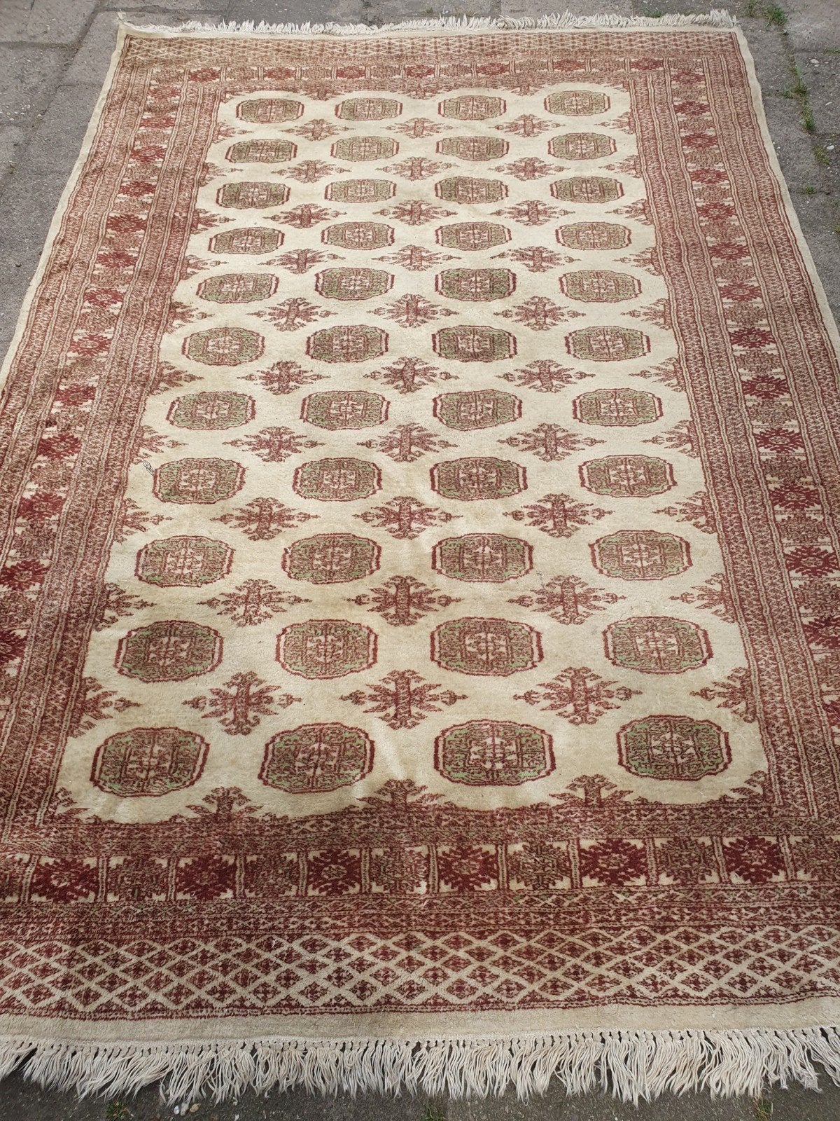 Perzisch tapijt 200x135 cm., Gebruikt, 100 tot 150 cm, Ophalen of Verzenden, Pakistan
