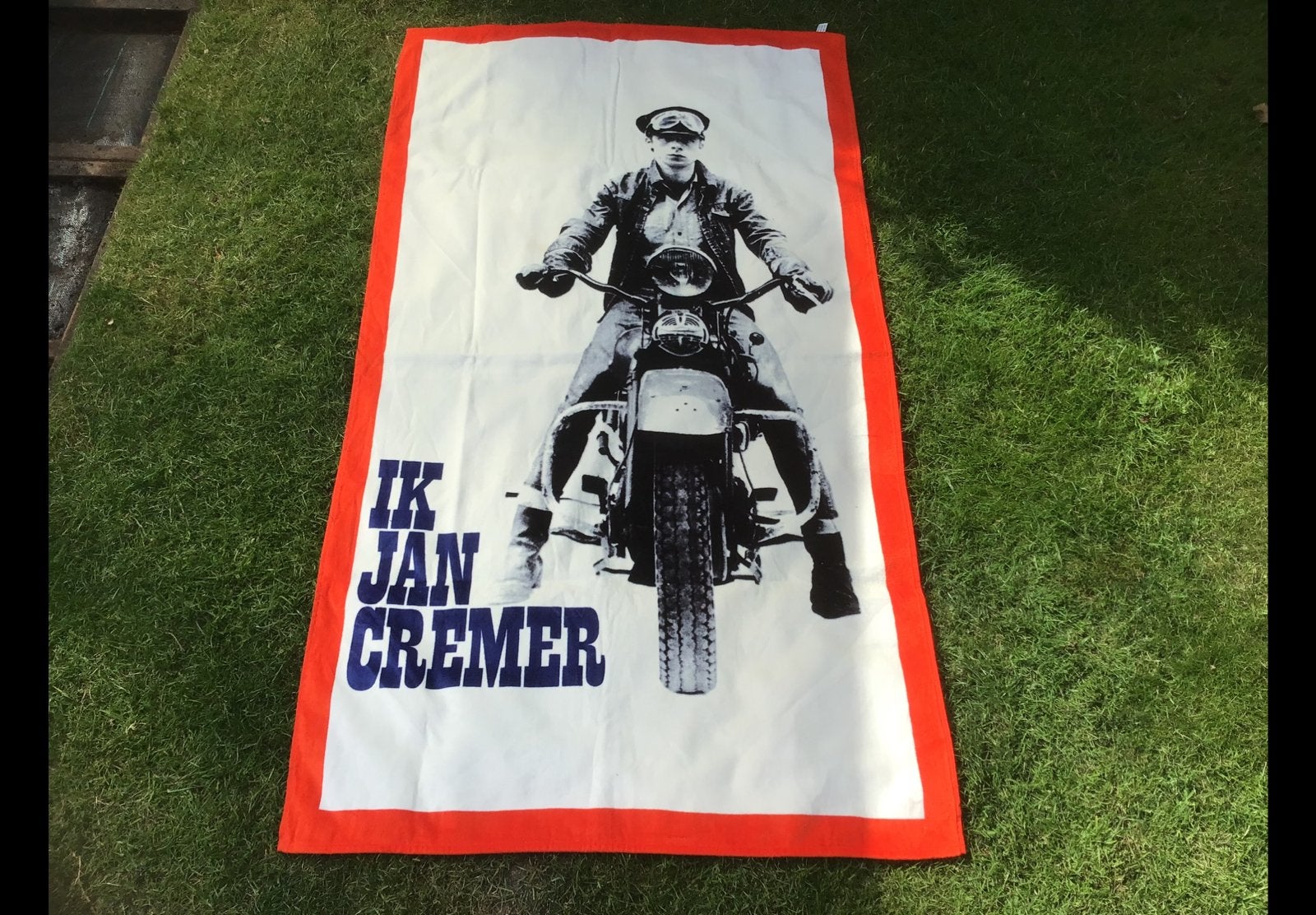 Handdoek met afbeelding van cover van boek, Ik Jan Cremer, Ophalen of Verzenden