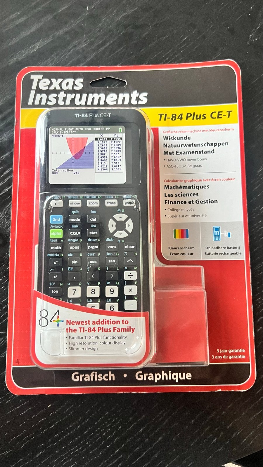Texas instruments rekenmachine, Ophalen, Nieuw