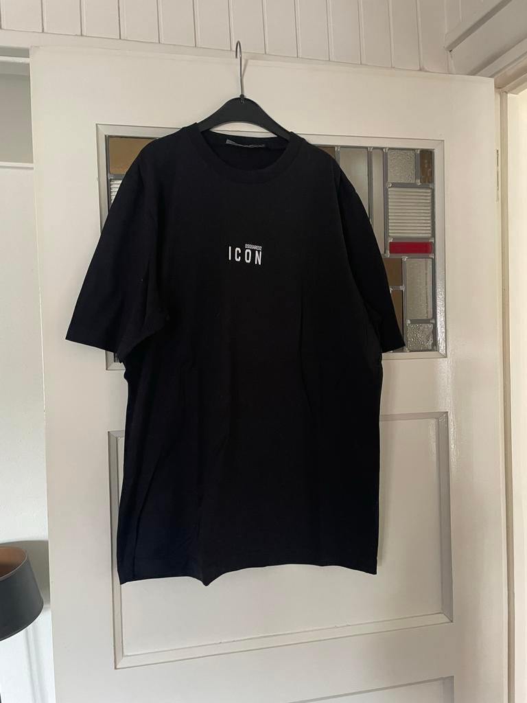 Dsquared T-shirt maat L zwart, Ophalen of Verzenden, Gedragen, Maat 52/54 (L), Zwart