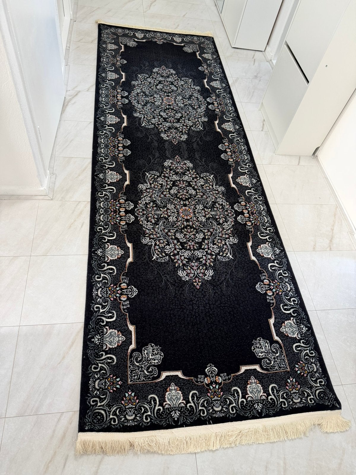 Tapijt, Huis en Inrichting, Stoffering | Tapijten en Kleden, Ophalen, Blauw, 50 tot 100 cm, Rechthoekig