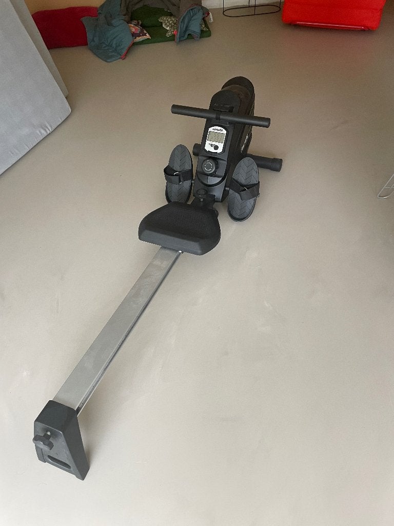 Roeitrainer Virtufit Row 450 inklapbaar, Sport en Fitness, Fitnessapparatuur, Ophalen, Benen, Gebruikt, Metaal