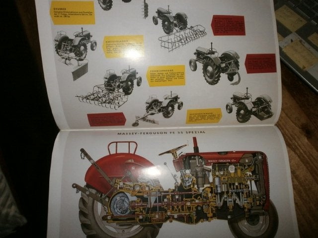 tractors ferguson prospekte 1948- 1964 afb oude tractoren, Ophalen of Verzenden, Nieuw, Overige onderwerpen