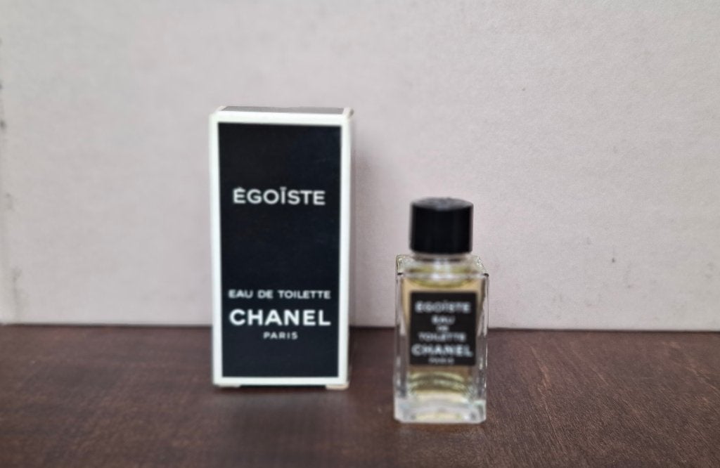 Chanel Egoiste vintage parfum miniatuur 4ML, Ophalen of Verzenden, Zo goed als nieuw, Miniatuur, Gevuld