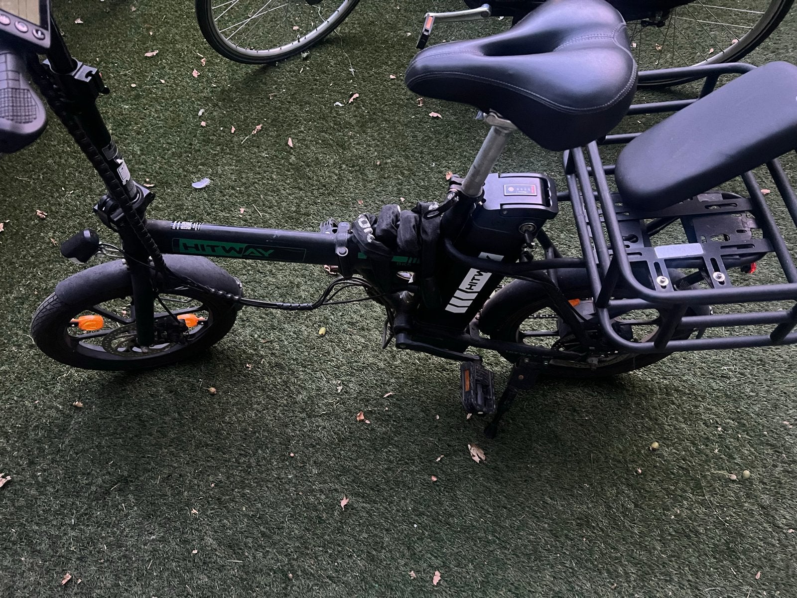 Hitway opvouwbare elektrische fiets met bagagedrager, Overige merken, Verzenden, Zo goed als nieuw, Minder dan 47 cm