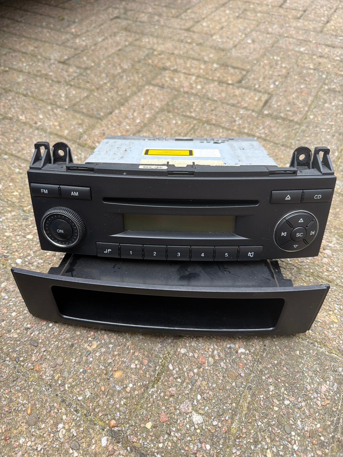 Mercedes-Benz Becker Radio CD Speler BE 7076, Ophalen, Gebruikt