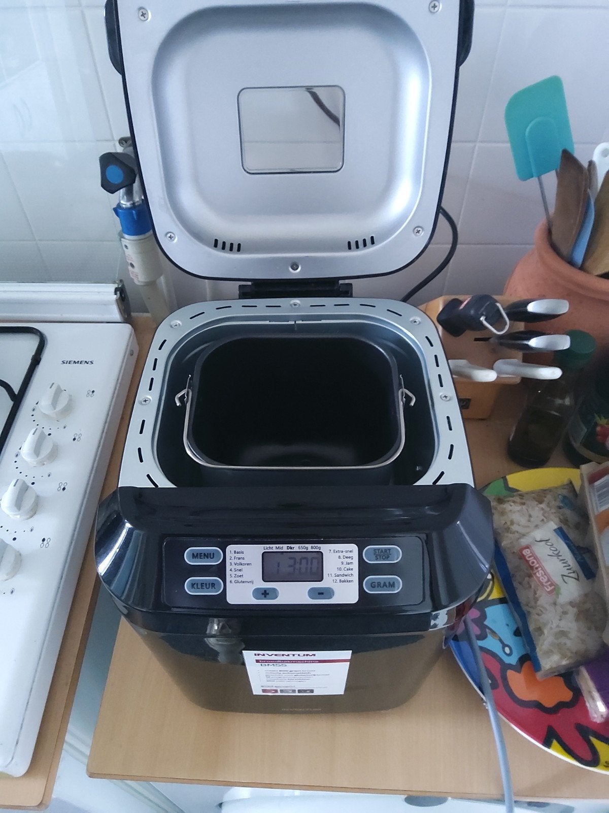 inventum broodbakmachine bm 55 zgan, Witgoed en Apparatuur, Broodbakmachines, Ophalen, Zo goed als nieuw