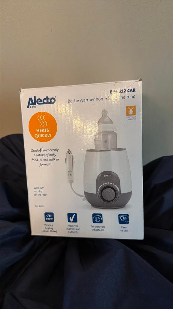 Alecto flessenwarmer, Ophalen of Verzenden, Zo goed als nieuw, Flessen- of potjesverwarmer
