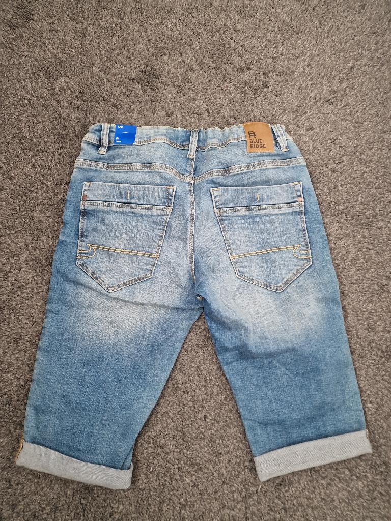 NIeuw, korte jongensbroek, Kleding | Heren, Spijkerbroeken en Jeans, Ophalen, WE, Blauw, Overige jeansmaten