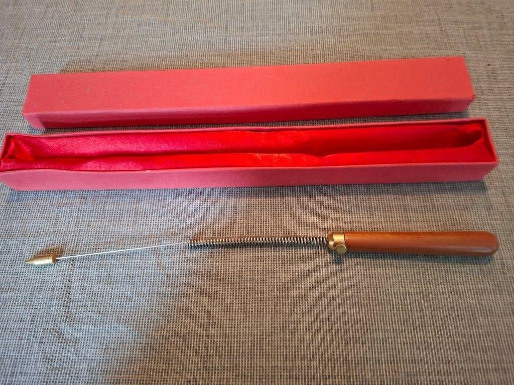Radiesthesie-staaf – wichelroede – esoterisch – in doos, Antiek en Kunst, Curiosa en Brocante, Ophalen of Verzenden