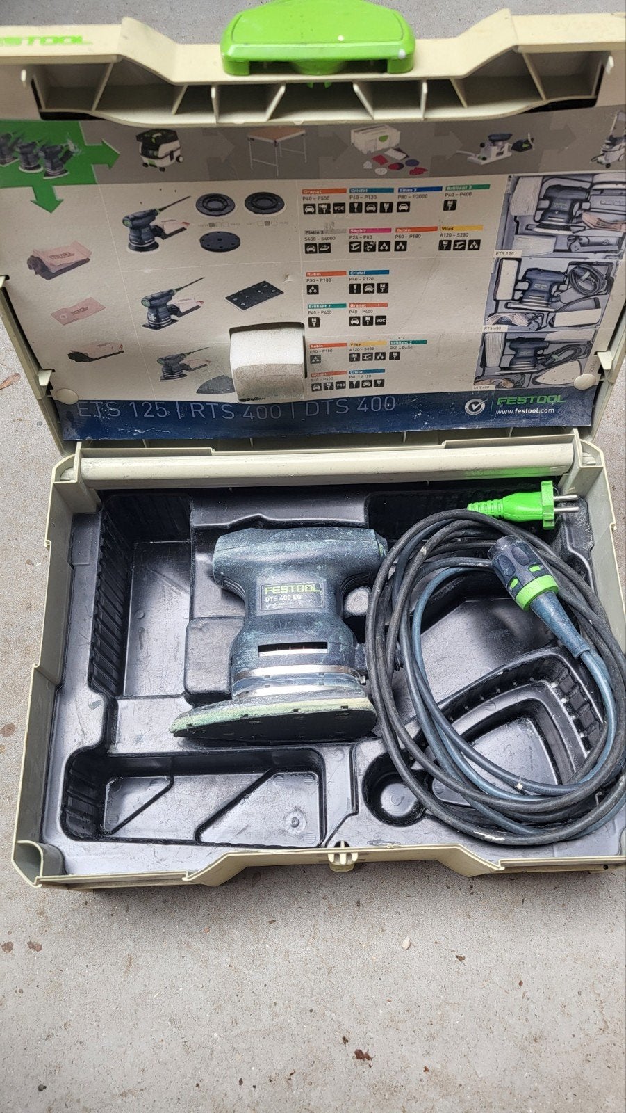 Festool DTS 400 EQ, Doe-het-zelf en Verbouw, Gereedschap | Schuurmachines, Ophalen of Verzenden, Gebruikt, Minder dan 600 watt