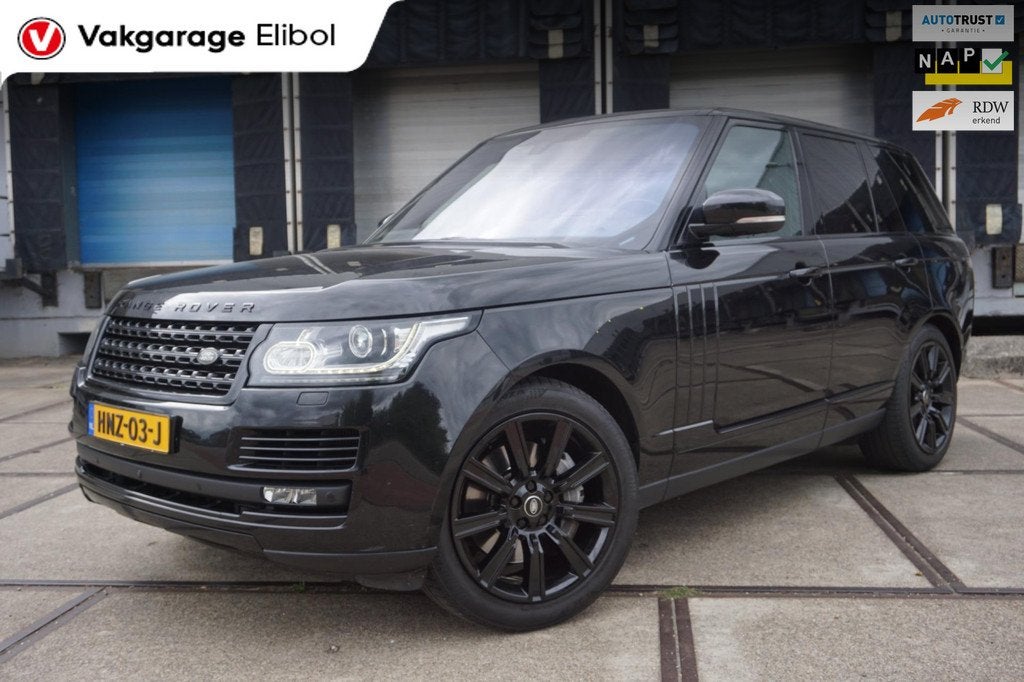 Land Rover RANGE ROVER 4.4 SDV8 * Dealer onderhouden * 1ste, Auto's, Automaat, Lichtsensor, Leder, Bedrijf
