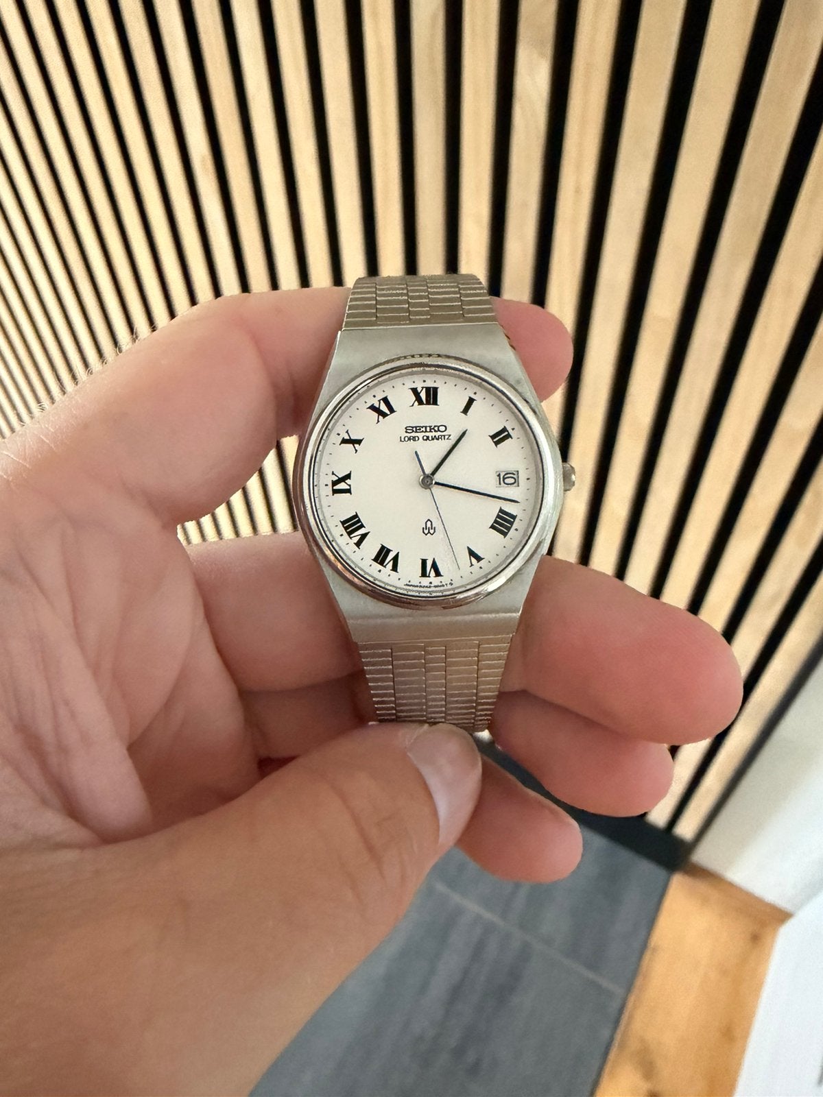 Vintage Seiko Lord Quartz 8242-6000, Sieraden, Tassen en Uiterlijk, Horloges | Heren, Staal, Polshorloge, Ophalen of Verzenden