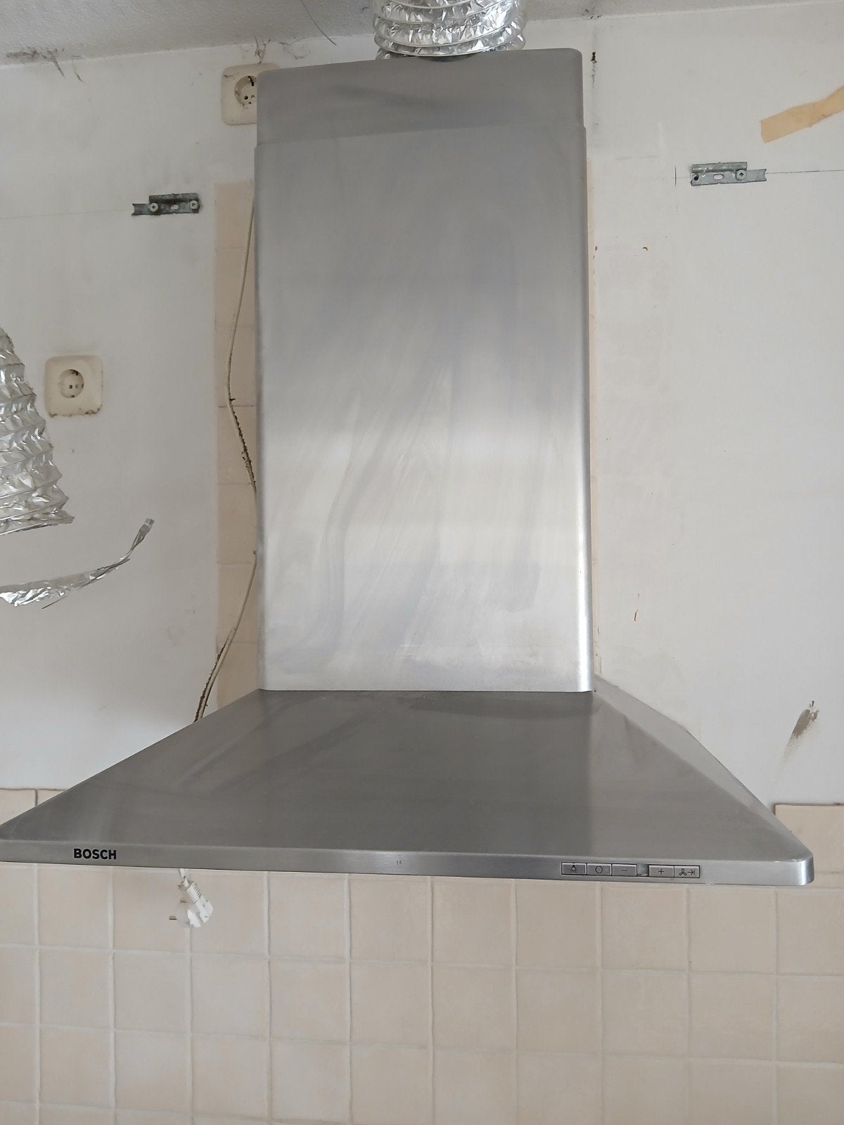 Bosch Afzuigkap, Witgoed en Apparatuur, Afzuigkappen, Ophalen, Gebruikt, Wandschouwkap, Vrijstaand
