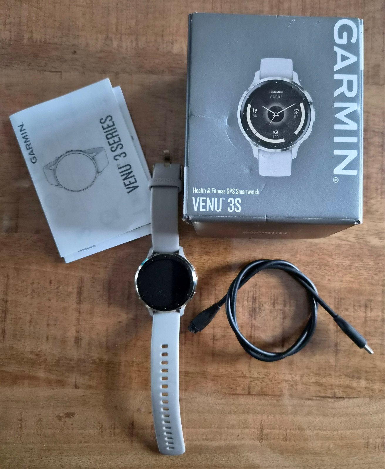 Garmin Venu 3S GPS Smartwatch - Zo goed als nieuw, Garmin, Ophalen of Verzenden, Zo goed als nieuw, Waterdicht