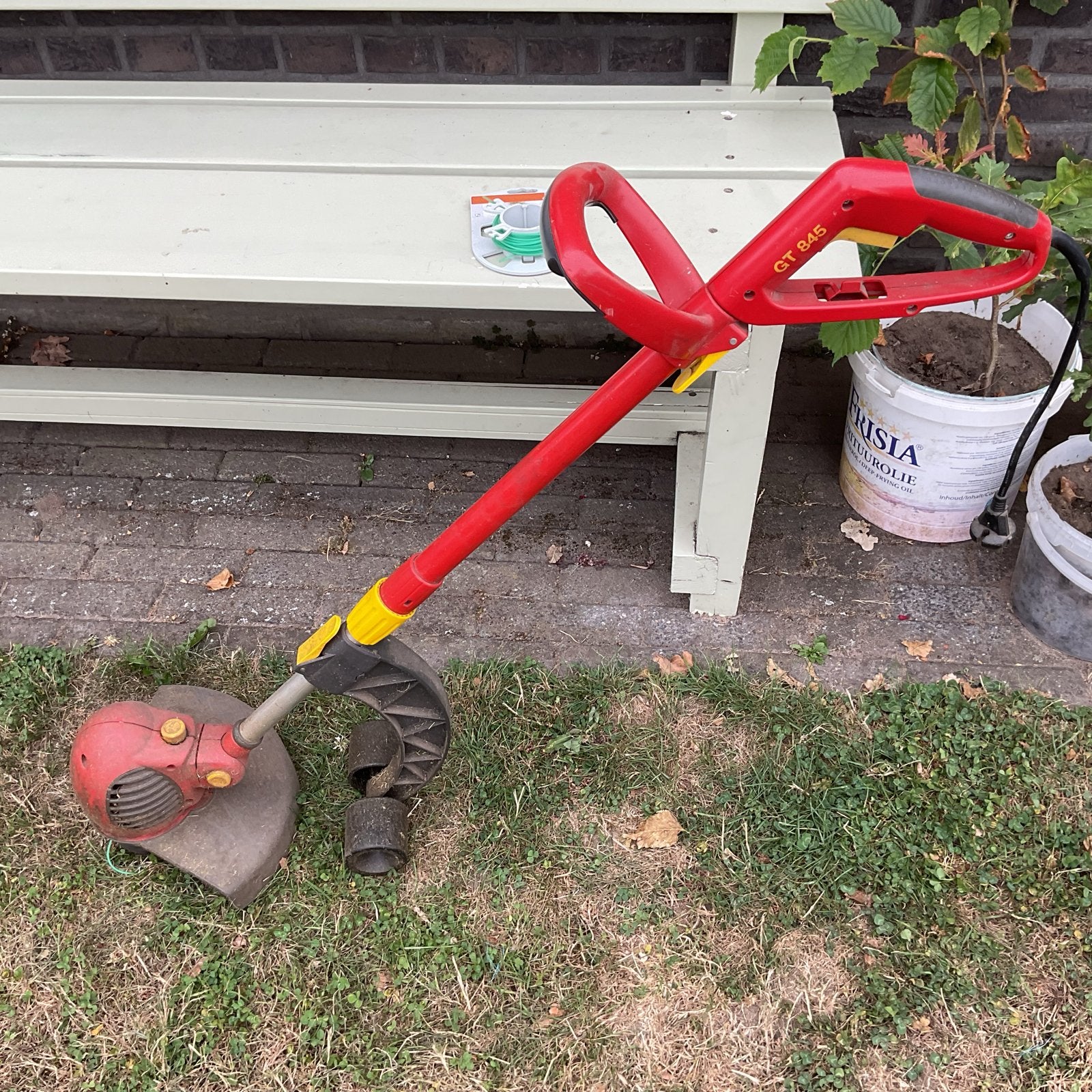 Wolf-Garten GT 845 grastrimmer met draad, Ophalen, Gebruikt, 30 tot 50 cm, Elektrisch