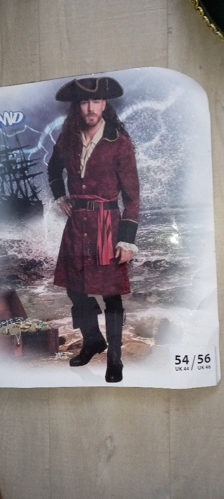Boland Heren piratenpak & dames piratenpak incl. pruiken, Carnaval, Overige maten, Ophalen of Verzenden, Kleding