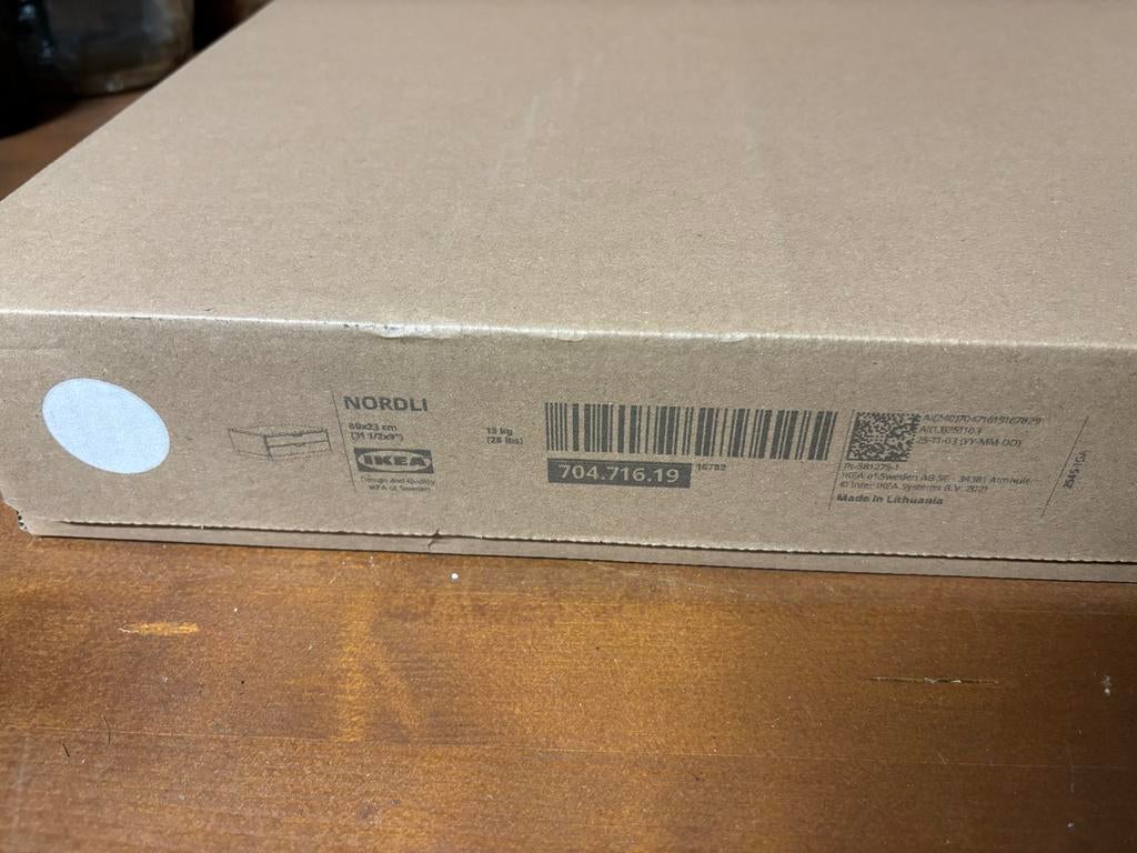 IKEA Nordli modulaire ladenkast (2 stuks), Huis en Inrichting, Ophalen, 1 of 2 laden, 50 tot 100 cm, Zo goed als nieuw