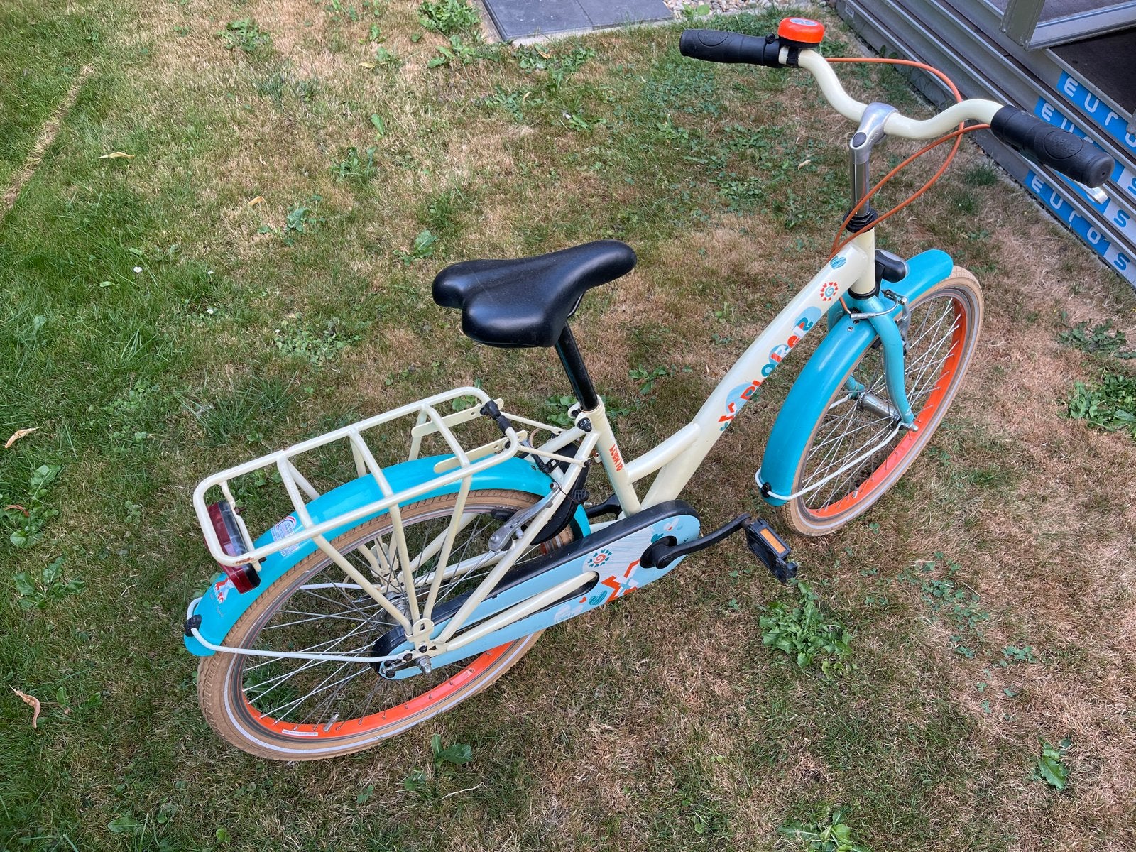 Oerdegelijke Loekie X-Plorer kinderfiets 22 inch, Ophalen, 22 inch, Gebruikt, Handrem