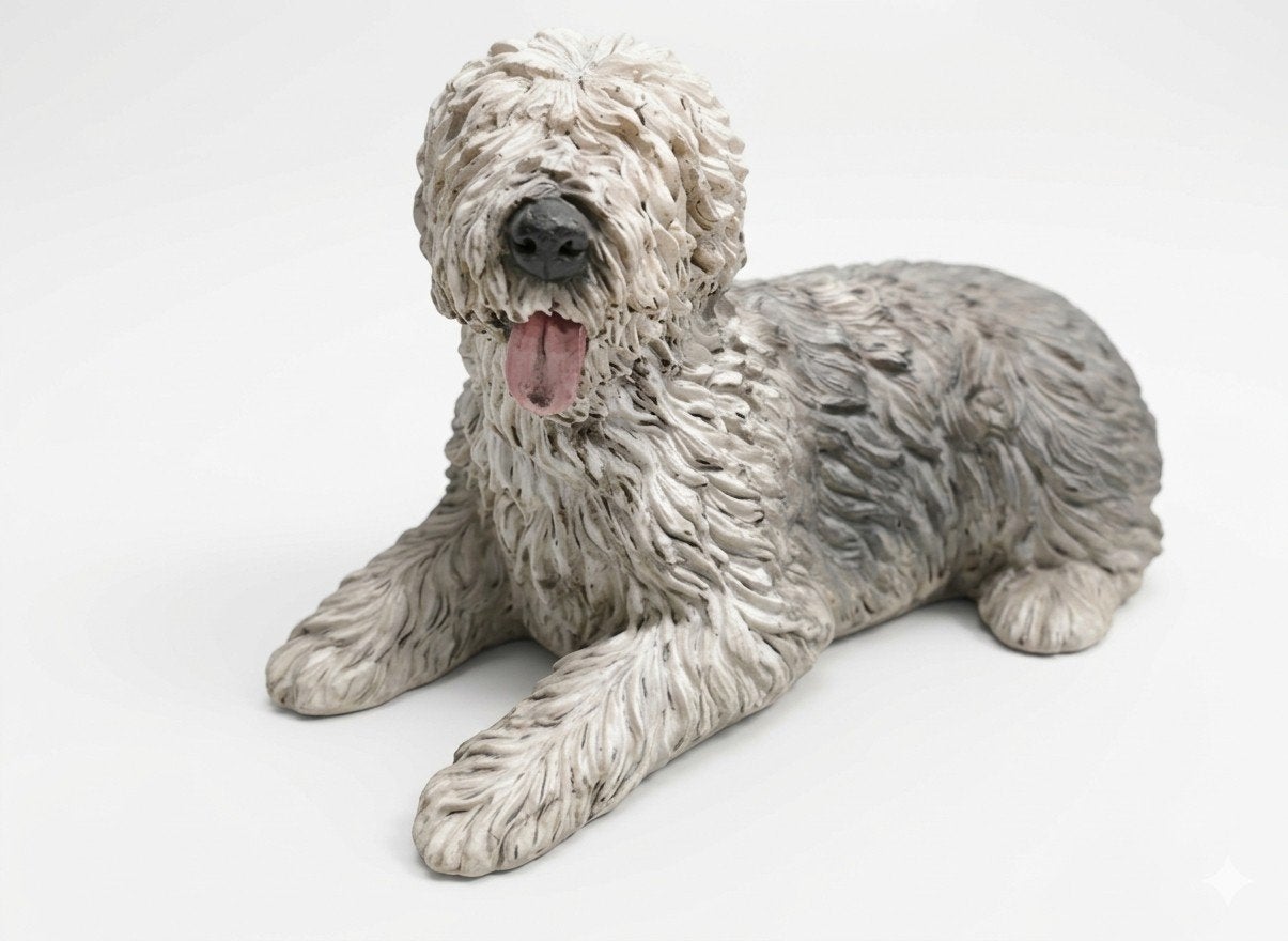 Beeldje van een Old English Sheepdog, Ophalen of Verzenden, Zo goed als nieuw
