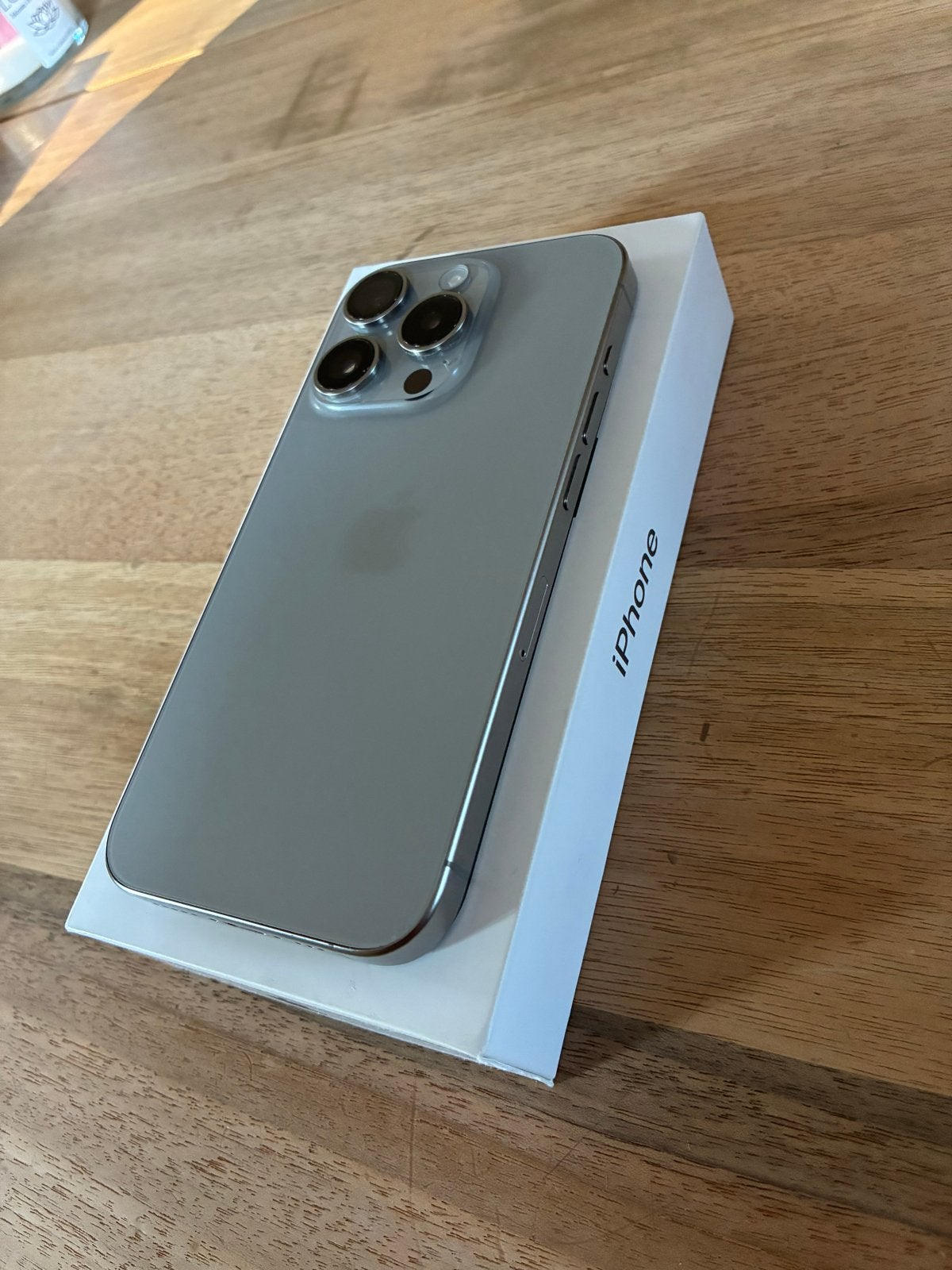 iPhone 15 Pro 128 GB, Telecommunicatie, Mobiele telefoons | Apple iPhone, Ophalen, 128 GB, Zwart, Zo goed als nieuw