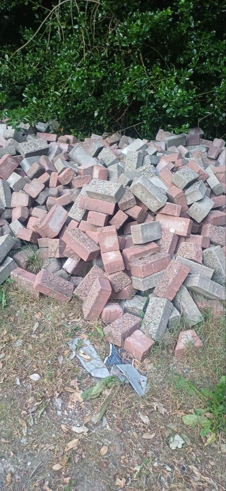 Straatklinkers gratis!, Tuin en Terras, Tegels en Klinkers, Ophalen of Verzenden, Gebruikt, Beton, Klinkers