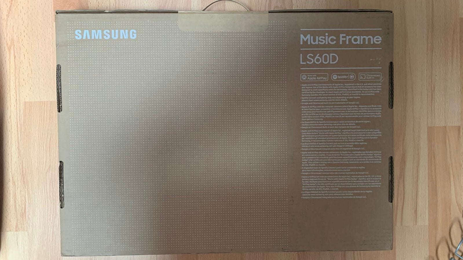 Samsung Music Frame HW-LS60D (nieuw & gesealed), 120 tot 150 watt, Nieuw, Bluetooth, Ophalen