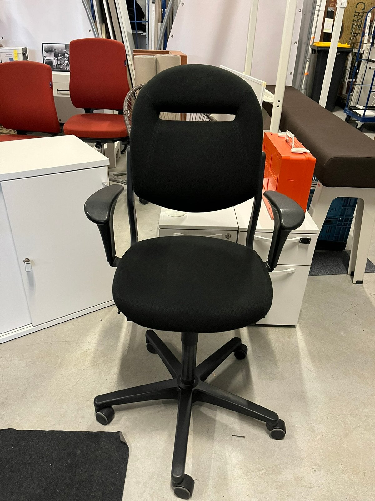 ahrend 220 bureaustoelen zwart gebruikt, Ophalen, Gebruikt, Zwart, Ahrend