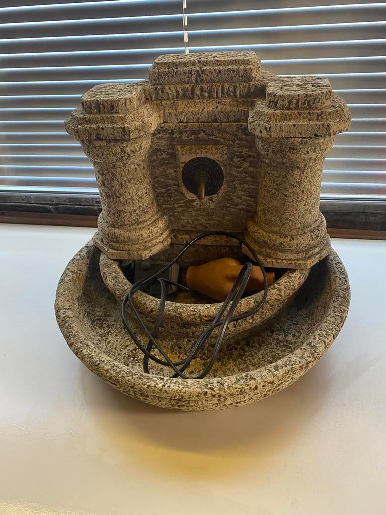 Waterornament voor binnen., Ophalen, Gebruikt, Schaal, Rond