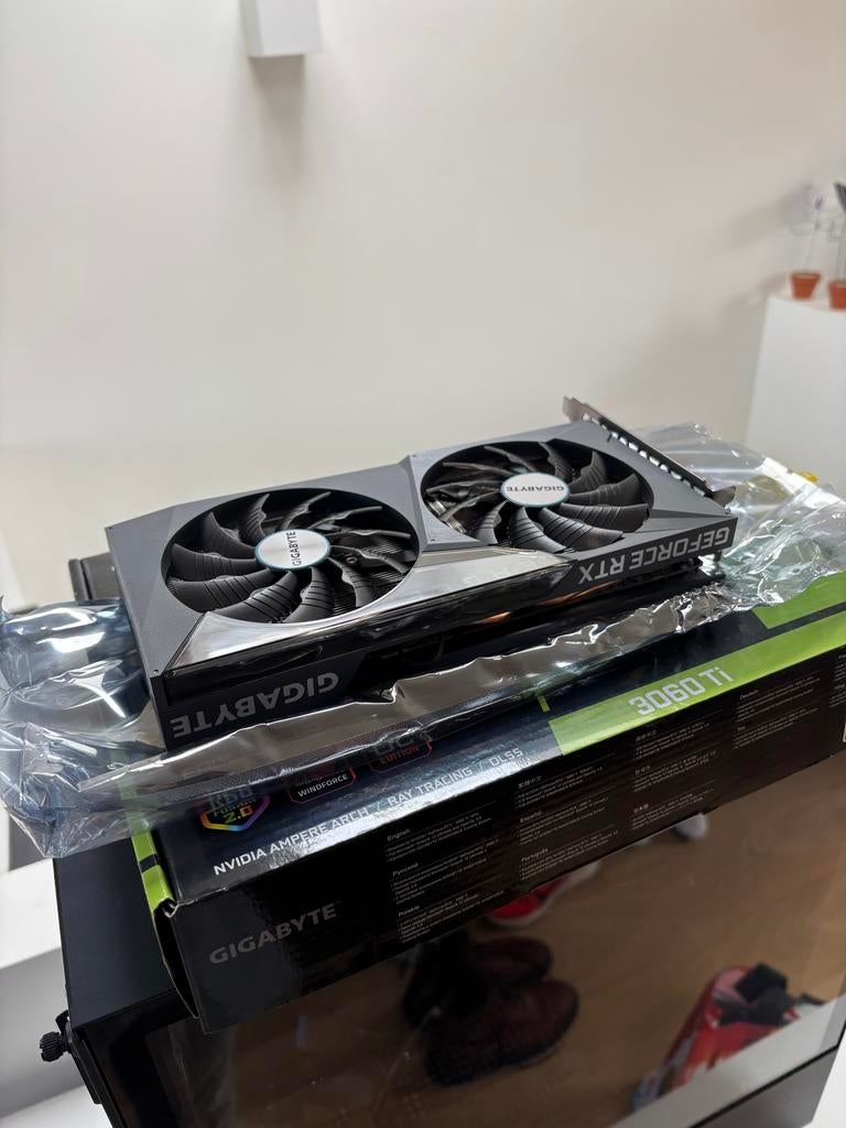 Gigabyte GeForce RTX 3060 Ti Eagle OC 8G Videokaart, HDMI, GDDR6, PCI-Express 4, Ophalen of Verzenden