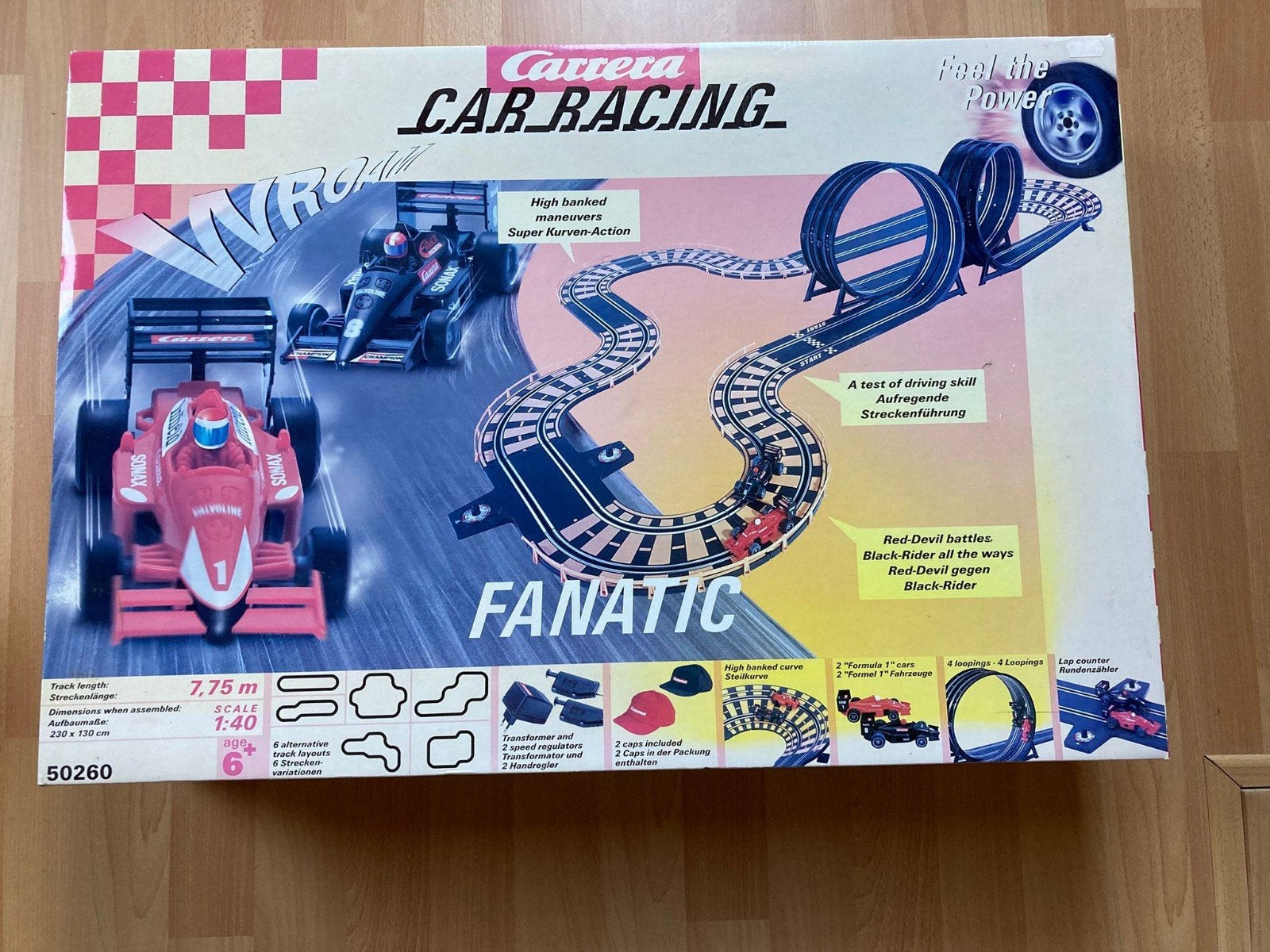 Carrera Car Racing Fanatic Racebaan met 2 auto's, Kinderen en Baby's, Speelgoed | Racebanen, Carrera, Ophalen of Verzenden, Elektrisch