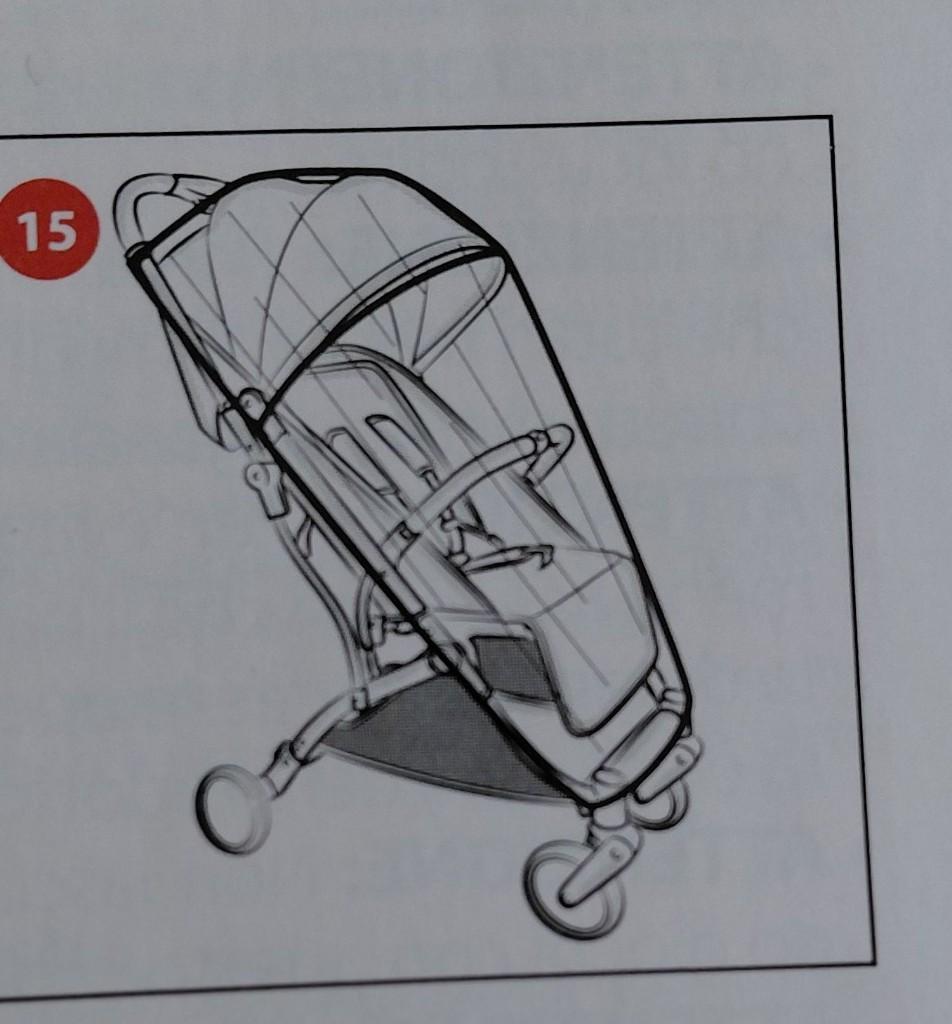 Regenhoes voor buggy, Ophalen of Verzenden, Nieuw, Overige merken, Regenhoes