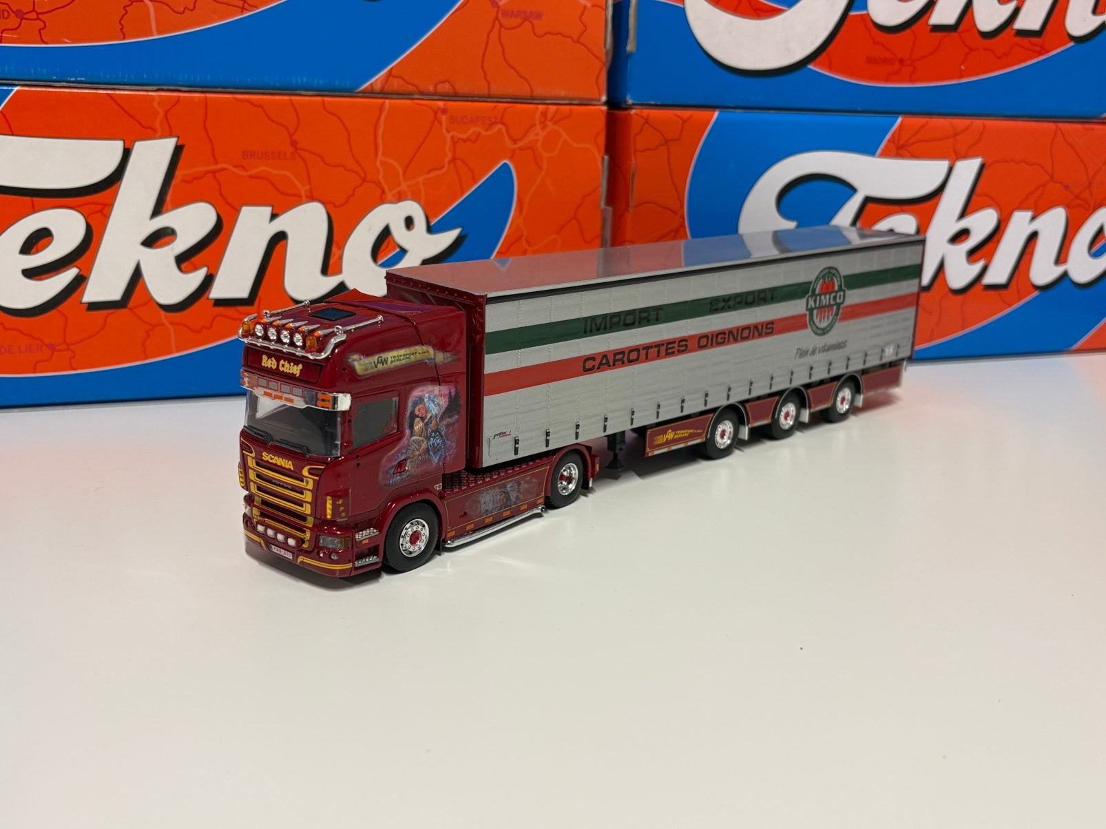 Tekno VGW Transport, Ophalen of Verzenden, Zo goed als nieuw, Bus of Vrachtwagen, Tekno