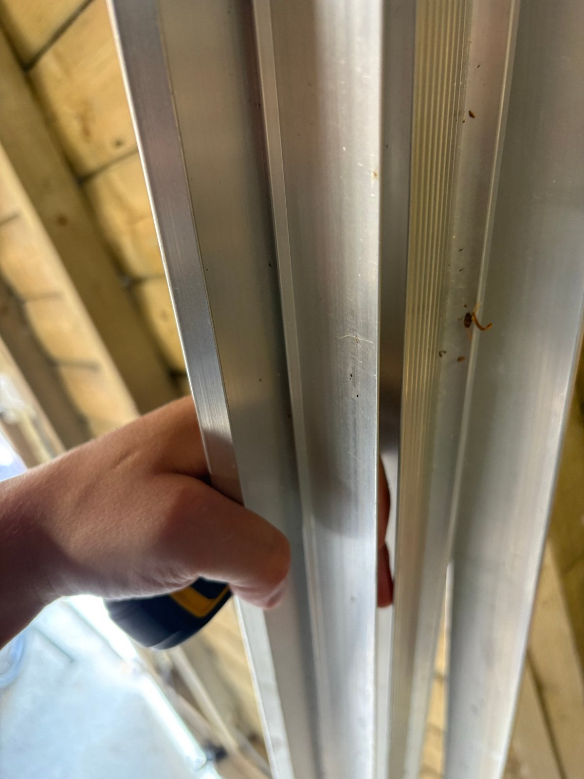Aluminium daktrim set 10m en bevestigingsmateriaal, Ophalen, Gebruikt, Aluminium