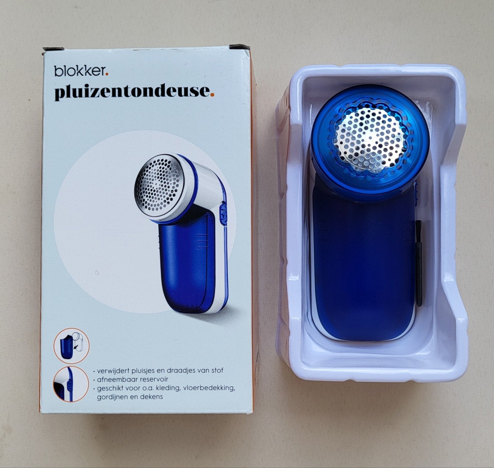 Blokker Pluizentondeuse - Zo goed als nieuw in doos, Ophalen of Verzenden, Zo goed als nieuw