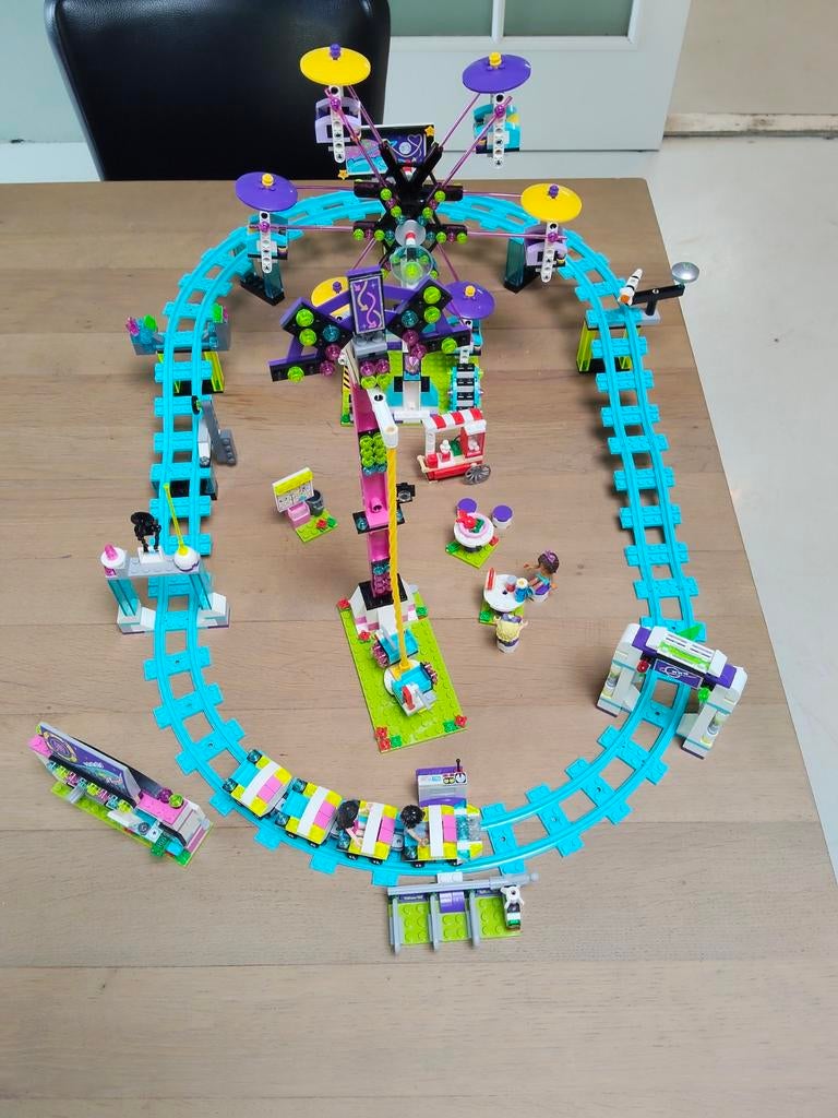 Lego Friends 41130 Pretpark Achtbaan, Kinderen en Baby's, Speelgoed | Duplo en Lego, Ophalen of Verzenden, Gebruikt, Complete set