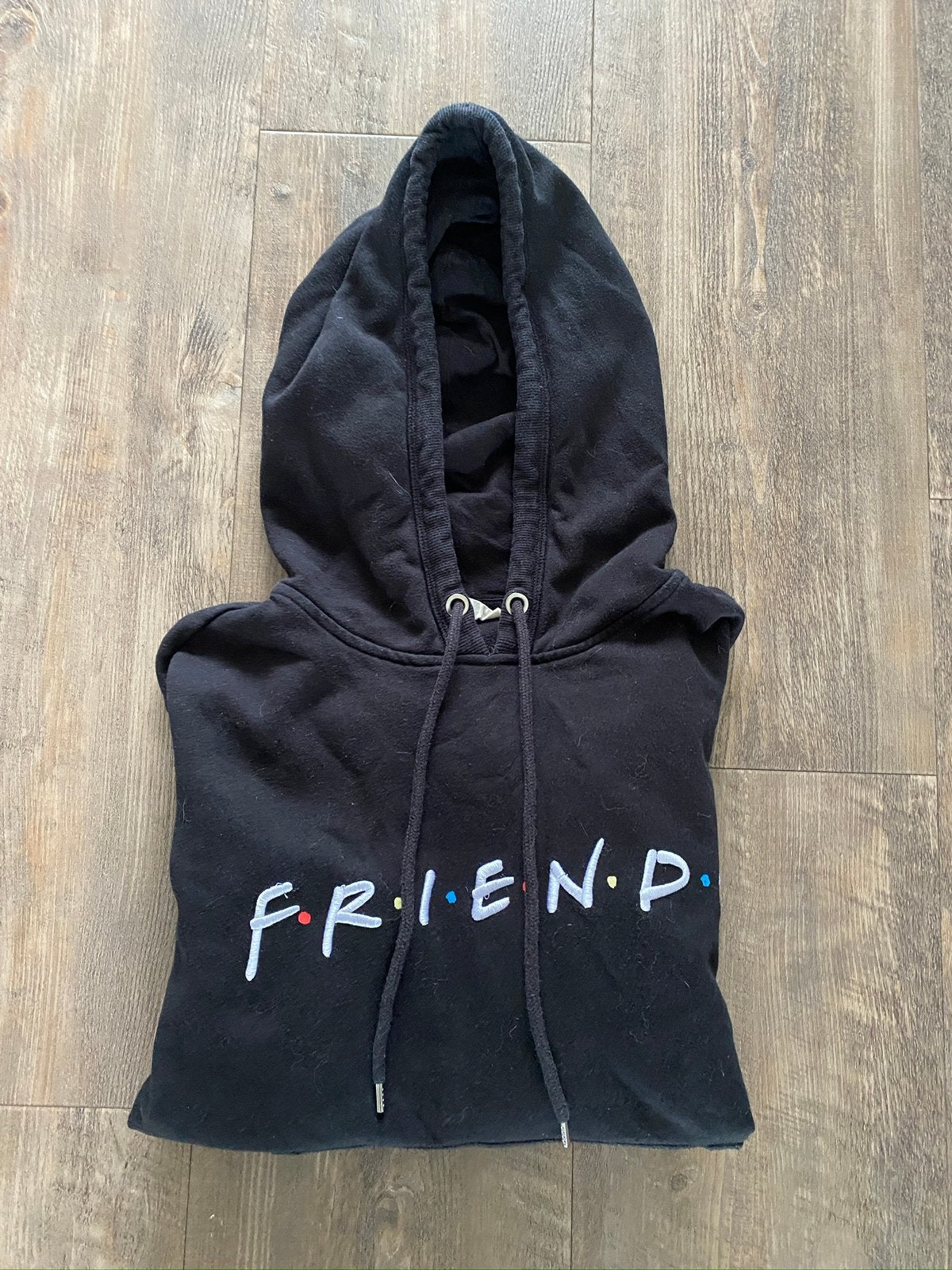 H&M Friends hoodie - maat M, Kleding | Dames, Ophalen of Verzenden, Zo goed als nieuw, Maat 38/40 (M), Zwart