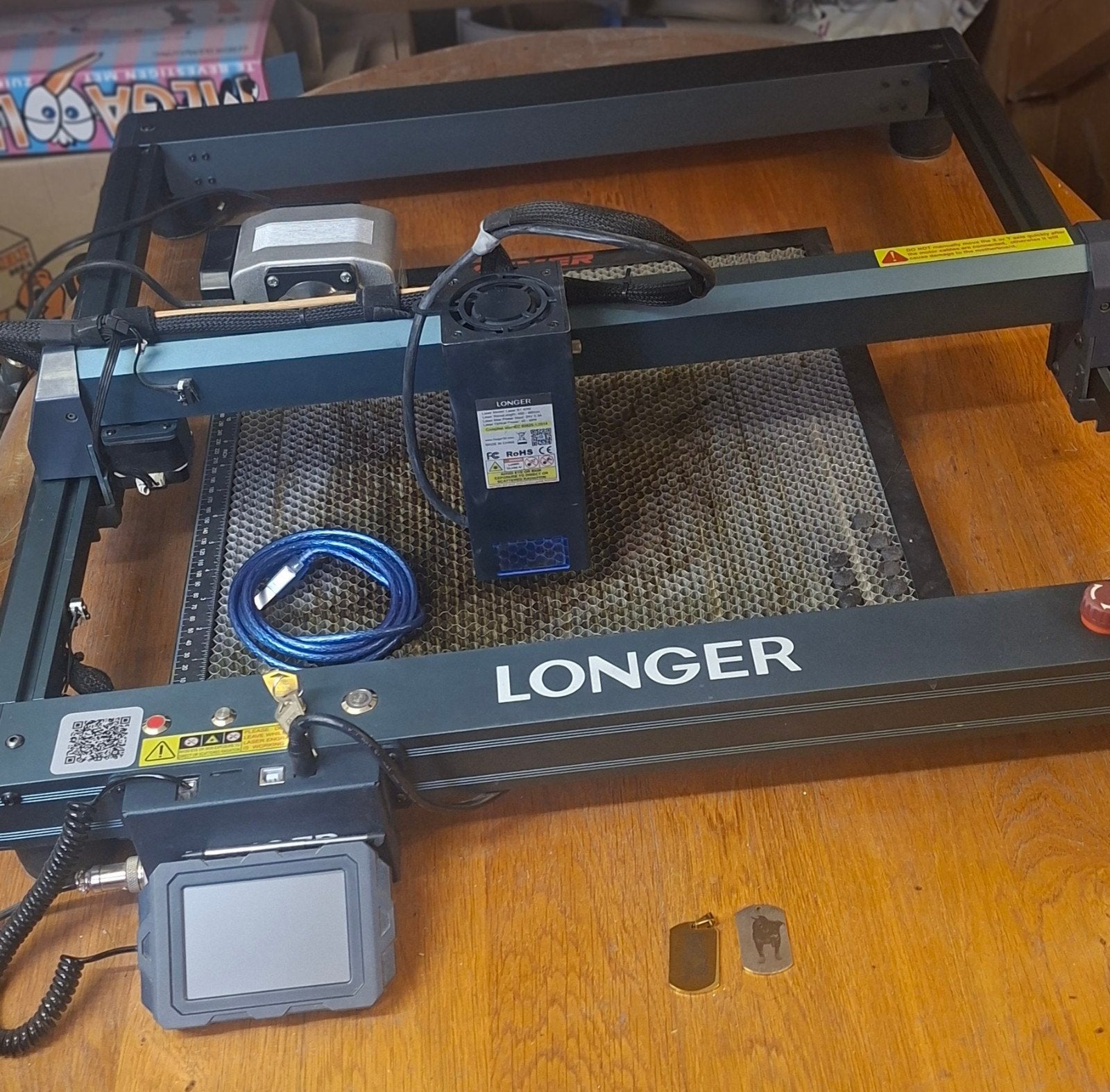 Longer Laser B1 40/48w Lasergraveermachine, Ophalen, Zo goed als nieuw