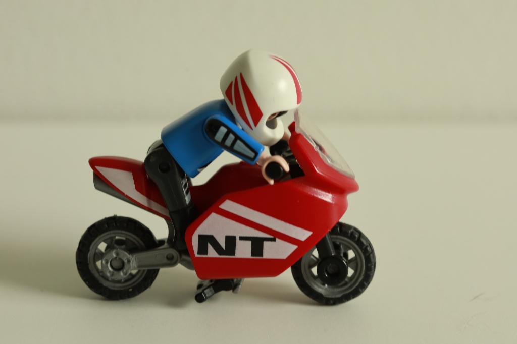Playmobil, motorracer, kind met crossmotor, Ophalen of Verzenden